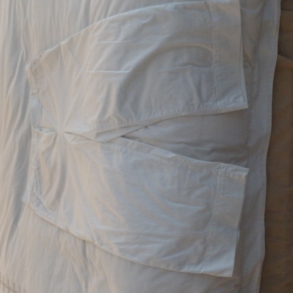 Talbot's 14 wide crop white pants - Picture 3 of 5